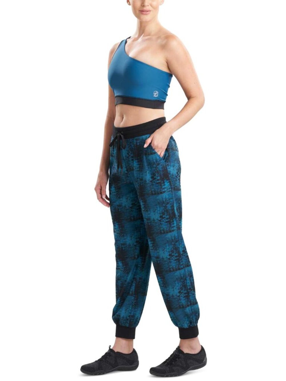 Josie Natori Solstice Asymmetrical Cropped Top
